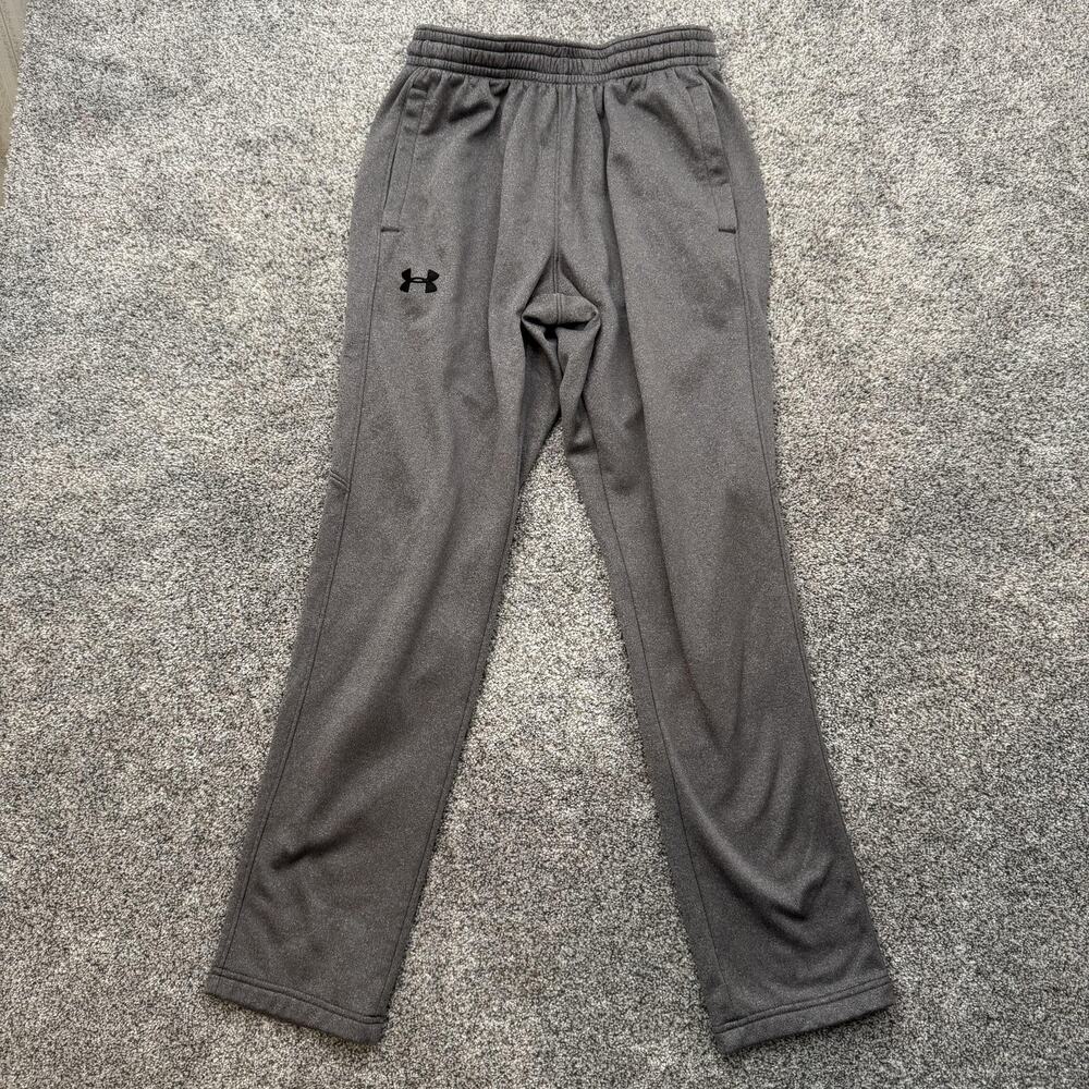 Under Armour Pants S Gray ColdGear Fleece Joggers Athletic Warm Comfy Athleisure